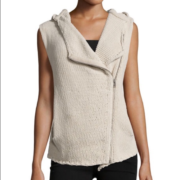 Asymmetric Knit Zip Front Vest | Poshmark